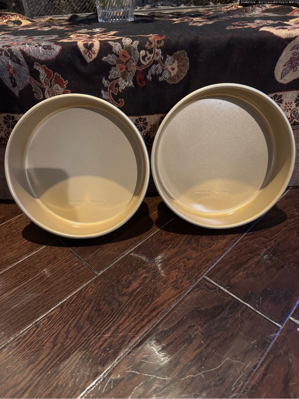 Nordic Ware Gold Nonstick Round Cake Pans - Set of 2